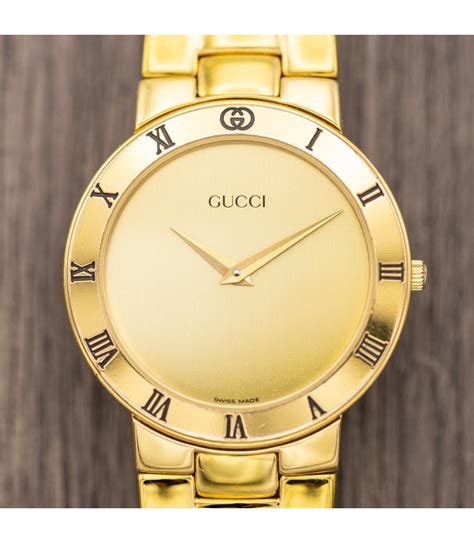 1998 mens gucci watch|vintage gucci watch 1980s.